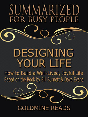 cover image of Designing Your Life--Summarized for Busy People